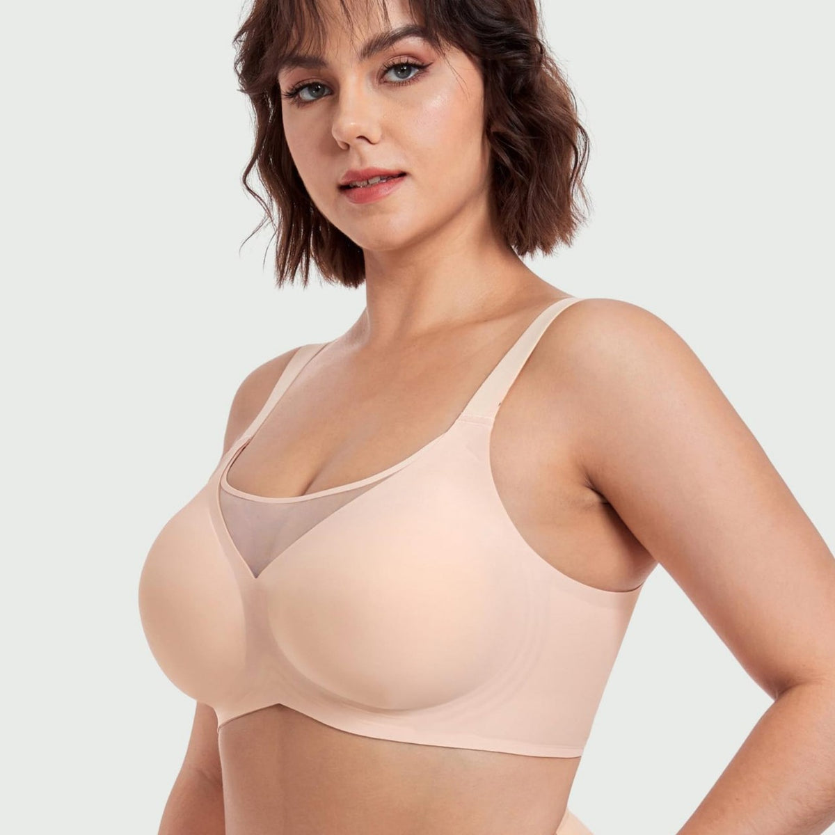 Seamless Wireless Minimizer Bra