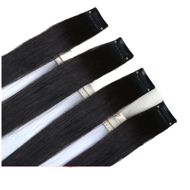 Real human hair invisible clip-ins without any trace 1 pcs or 5 pcs