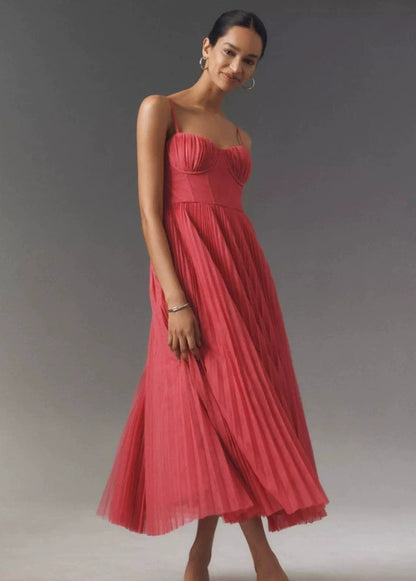 Women's Sleeveless Backless Deep V Neck Long Evening Dress