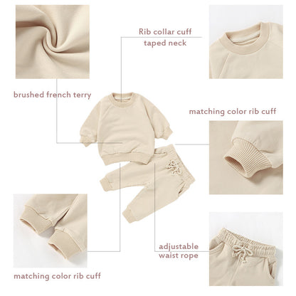 Children Organic Cotton Pullover Sweatshirt