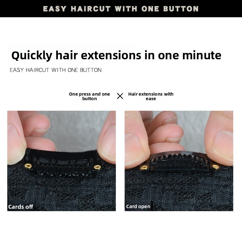 Real human hair invisible clip-ins without any trace 1 pcs or 5 pcs