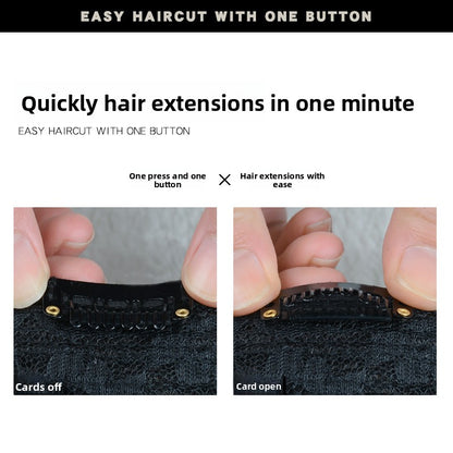 Real human hair invisible clip-ins without any trace 1 pcs or 5 pcs