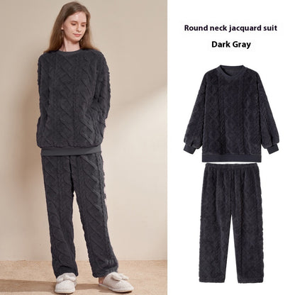 Warme fleece set dames