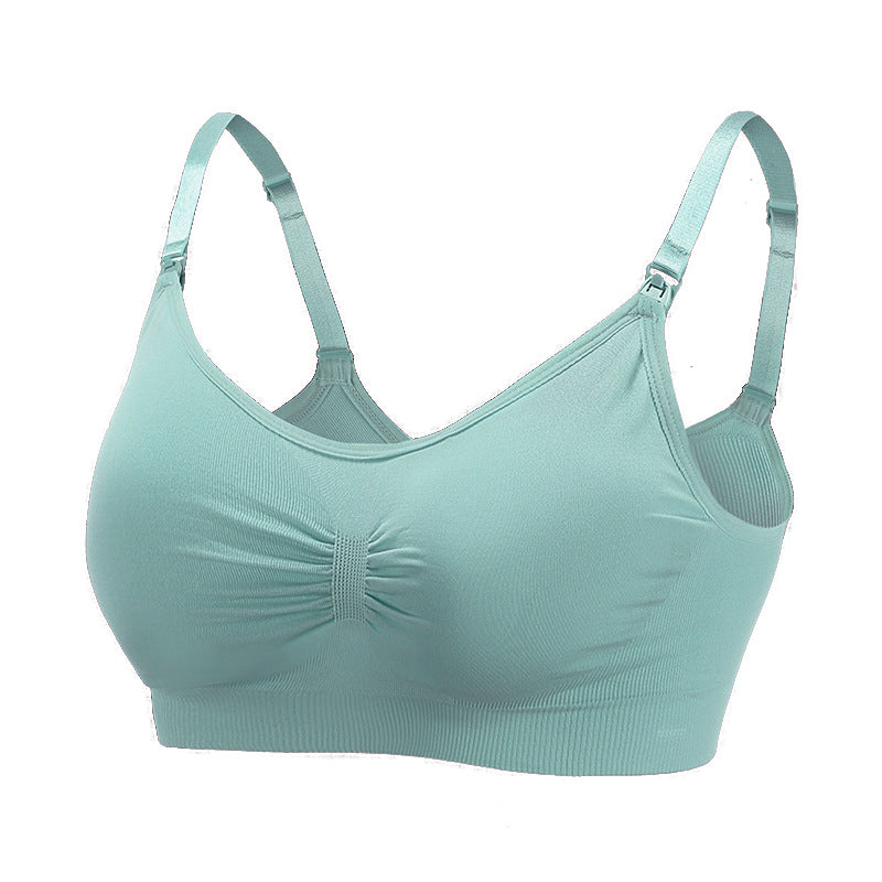 Seamless maternity and nursing bras