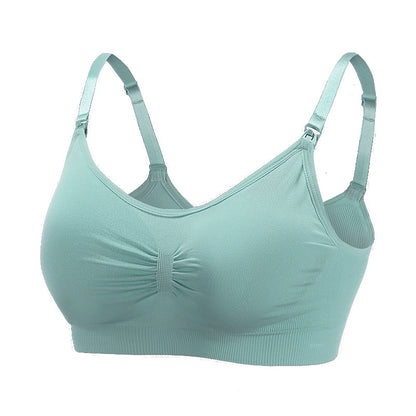 Seamless maternity and nursing bras