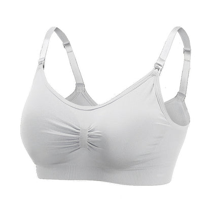 Seamless maternity and nursing bras