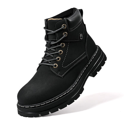 Men's high-top warm outdoor work boots