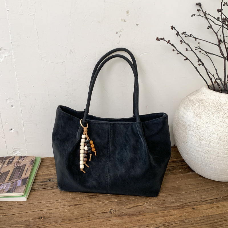 Retro Leopard Print Shoulder Bag