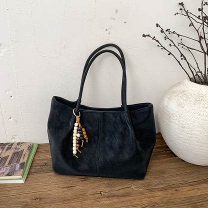 Retro Leopard Print Shoulder Bag