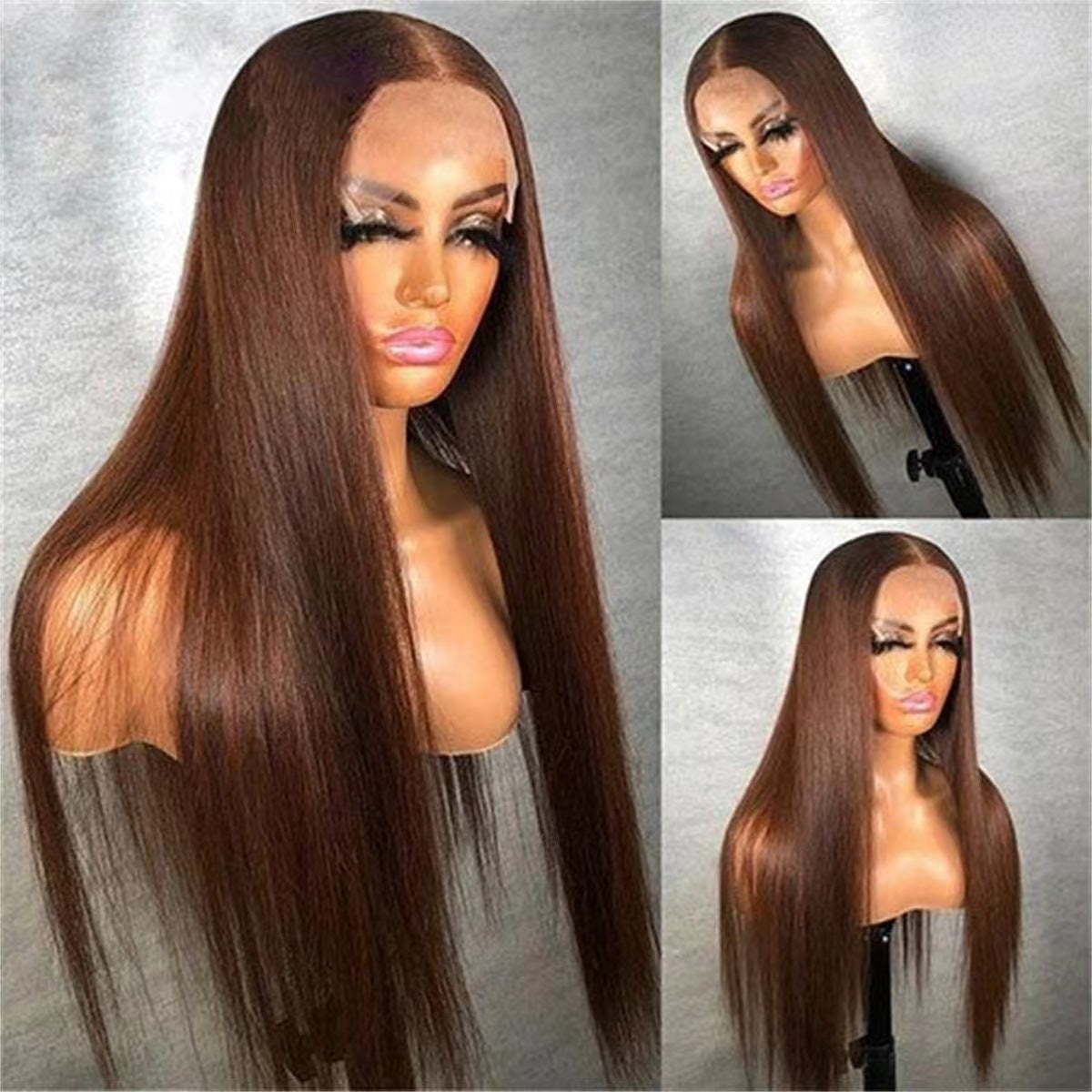 Women's Front Lace Straight Synthetic Wig
