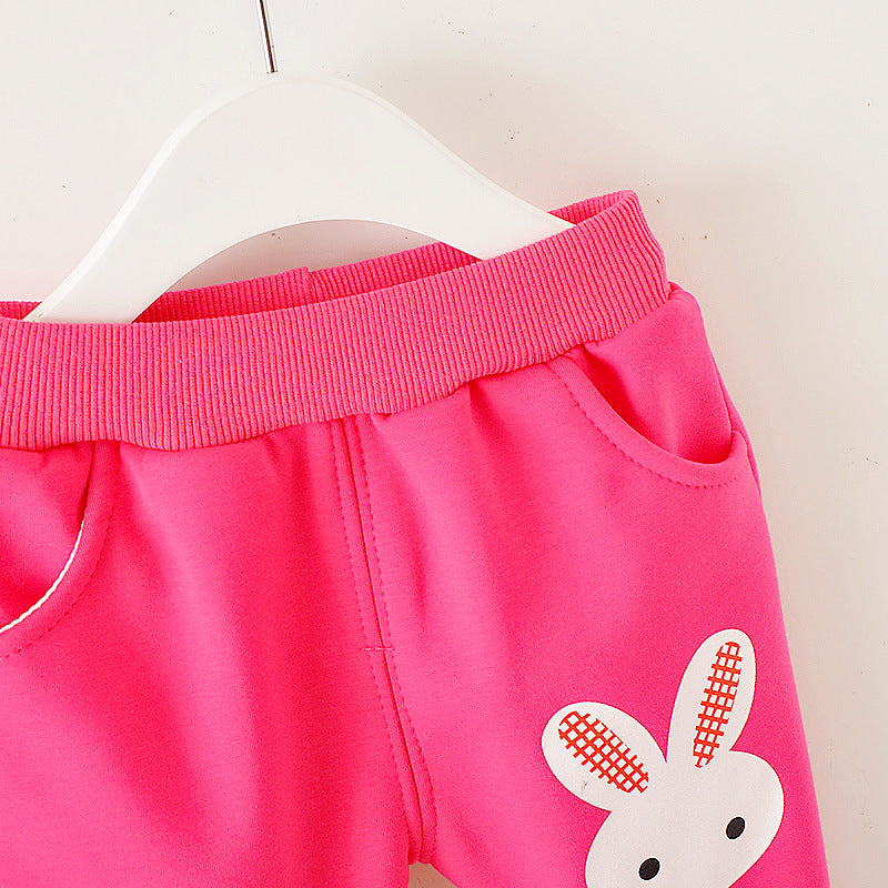 Meisjes Cartoon Lange Mouwen Tweedelig Pak