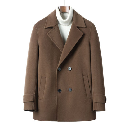 Mens Reversible Wool Coat