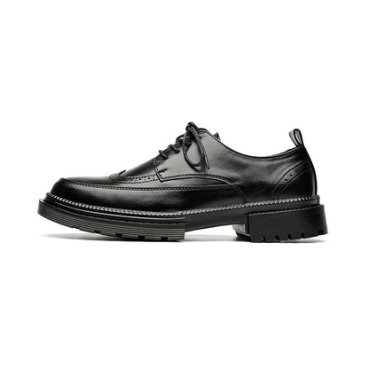 Men's leather shoes for summer